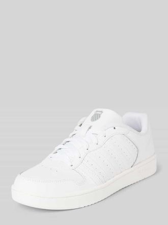 K-Swiss K-Swiss Ledersneaker mit Logo-Print Modell Court Palisades in Weiss, Gr&ouml;&szlig;e 44