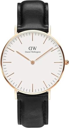 Daniel Wellington Classic Sheffield - Dames - Horloges - Wit - ONE Size - Leer - Accessoires