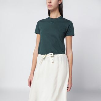 Gucci T-shirt verde in jersey di cotone
