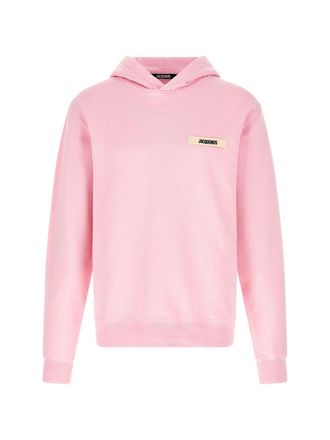 Jacquemus Pastel Pink Cotton Fleece Hoodie