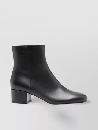 Gianvito Rossi 45 ankle block round smooth