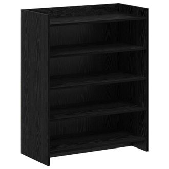 vidaXL Armario Zapatero Roble Negro 73,5 X 36 X 92 Cm Vidaxl