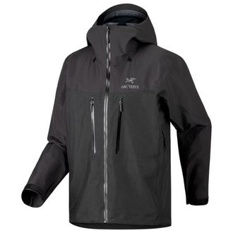 Arc'teryx Alpha Jacket Regenjacke f&uuml;r Herren | schwarz/grau