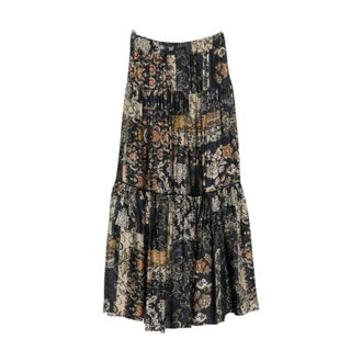 Liu Jo Falda larga con volantes - Skirts - Mujer - Multicolor - M