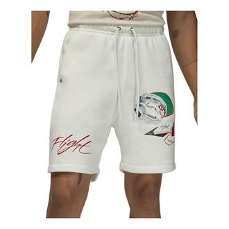 Nike Jordan Air Jordan Artist Series By Jacob Rochester Fleece Shorts Sail Black University Red DQ7542-133