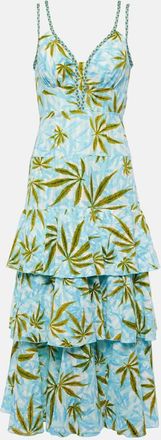 Diane Von Fürstenberg Cate printed cotton maxi dress