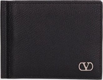 Valentino Garavani Portafoglio VLogo Signature Valentino Garavani in pelle a grana