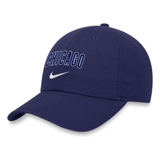 Nike MLB Chicago Cubs Heritage86 Wordmark Swoosh Adjustable Caps Blue NK124EUEJ-WM0