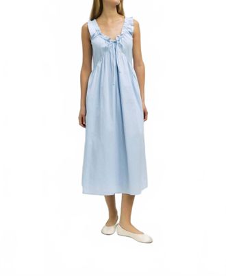 All : Row Clare Midi Dress In Blue