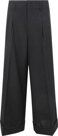 Comme Des Gar&ccedil;ons Pantalones Anchos - Trousers - Mujer - Negro - L