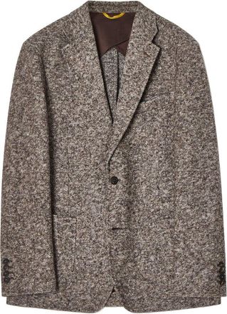 Robert Talbott Wright Wool-Blend Knit Blazer