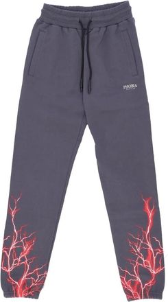 Phobia Archive Lange Broek In Lichtgewicht Trainingspak - Heren - Sweatpants - Grijs - S - Katoen - Broeken