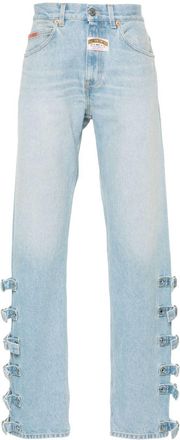 Martine Rose 5 Pockets straight-leg jeans - men - Cotton - L - Blue