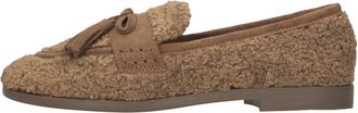 Emanuelle Vee Schoenen, Dames, Bruin, 37 EU, Leer, Carol Suede Loafer