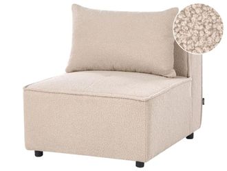 Beliani Sill&oacute;n modular boucl&eacute; beige