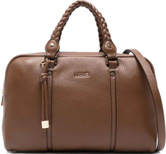 Liu Jo Borsa tote media con manico intrecciato - Marrone