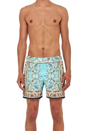 Orlebar Brown Bulldog Mid-Length Swim Shorts In Multi Paisley