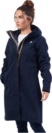 K-Way Donna, Cappotti, Blu, L, new