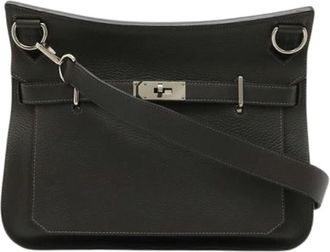 Herm&egrave;s Pre-owned Jypsiere 34 Togo Leder Schoudertas - Dames - Vintage Schoudertas - Grijs - ONE Size - Leer - Vintage