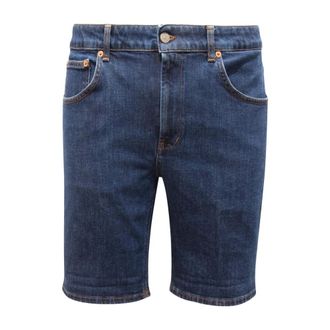 Dondup Bermuda Derick Shorts - Heren - Korte broeken - Blauw - Maat: W32 Katoen
