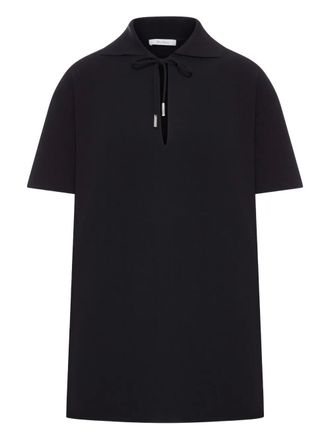 Max Mara Poltava top met korte mouwen - Zwart
