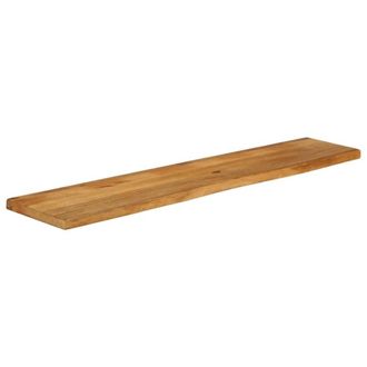 Berkfield Home Table Top Live Edge 140x20x3.8 cm Solid Wood Mango in Brown