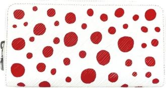 Louis Vuitton Tweedehands leren portemonnees - Dames - Vintage Accessoires - Rood - ONE Size - Vintage