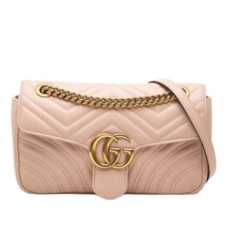 Gucci Pre-owned Shoulder Bag - Dames - Pre-owned - Roze - Maat: ONE Size Leer