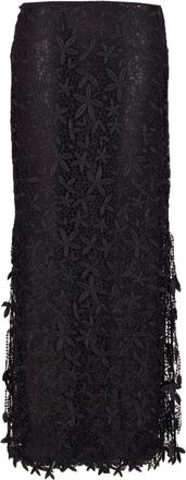 Toteme floral lace skirt - Black