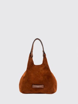 Gianni Chiarini Dua Mini Suede Calfskin Handbag with Double Handle