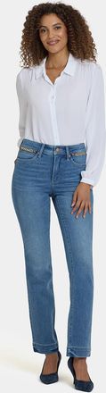 NYDJ Marilyn Rechte Jeans | Bastille Zee