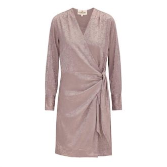 Karmamia Womens Harriet Dress In Blush Jacquered