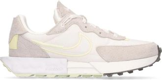 Nike Fontanka Waffle Sneakers - Dames - Hardloopschoenen - Beige - 37 1/2 EU - Leer - Fitness