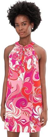 Trina Turk Cappuccia Dress Womens Dress : 14, Cotton/Spandex