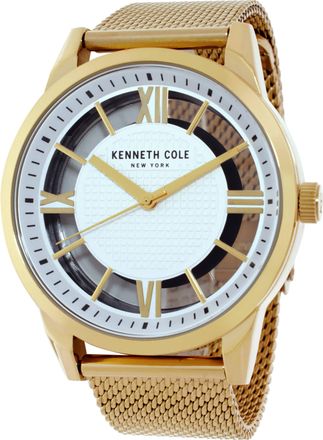 Kenneth Cole Transparency Quartz Silver Dial Mens Watch KCWGG2270905