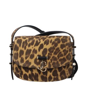 Jimmy Choo London Damens Umh&auml;ngetaschen aus braunem Wildleder