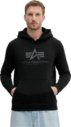 Alpha Industries Hombre, Sudaderas, Negro, Talla: M