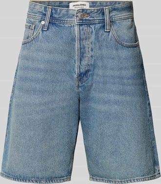 Jack & Jones Jack & Jones Loose Fit Jeansshorts mit Eingrifftaschen Modell TONY in Hellblau, Gr&ouml;&szlig;e XXL