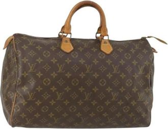 Louis Vuitton Pre-owned Handbags, female, Brown, Size: ONE SIZE Pre-owned Canvas Handbag