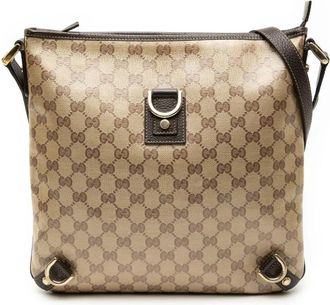 Gucci Pre-owned Shoulder Bags, female, Brown, Size: ONE SIZE Pre-owned Crossbody Bag