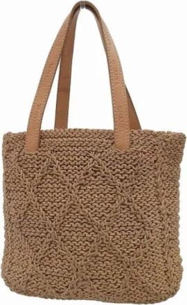 Chanel Pre-owned Handbags, female, Brown, Size: ONE SIZE Pre-owned Leather handbags