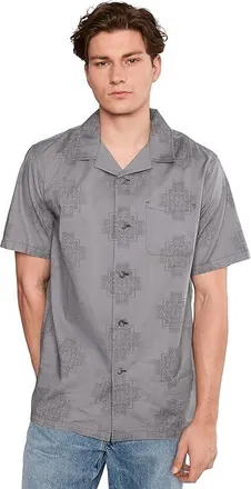 Pendleton Aloha Shirt Mens Short Sleeve Button Up Chief Joseph Grey : 2XL, Cotton