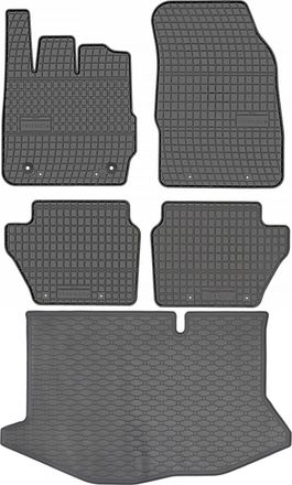 OEM Juego De Alfombrillas De Goma Para Coche Y Maletero Para Ford Fiesta Hatchback (2008-2017)
