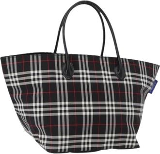 Burberry Pre-owned Tote Bags, female, Multicolor, Size: ONE SIZE Pre-owned Vintage Nylon Tote Bag