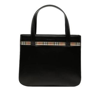 Burberry Pre-owned Tote Bag - Dames - Vintage Shopper - Zwart - ONE Size - Vintage