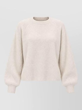 Marella brushed cotton raglan long-sleeve sweatshirt