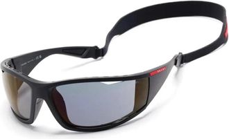 Prada PS A04S 1Bo 10J Zonnebrillen - Heren - Zonnebrillen - Zwart - ONE Size - Accessoires