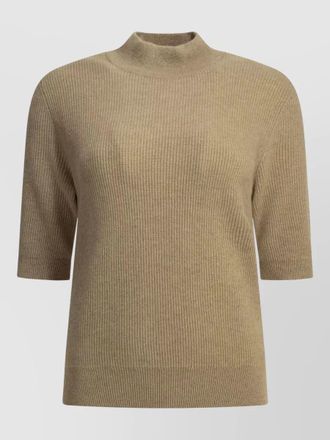 Brunello Cucinelli cashmere turtleneck sweater mock neck