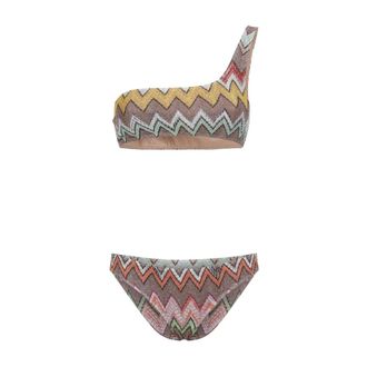 Missoni Bikinis, female, Multicolor, Size: XS One-Shoulder Bikini