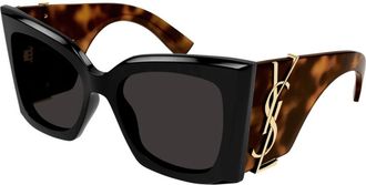 Saint Laurent SL M119 Blaze 003 Zonnebrillen - Dames - Zonnebrillen - Bruin - 54 MM - Accessoires